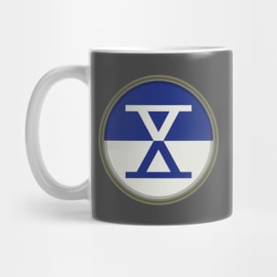 WW2 US Army X Corps Patch Mug